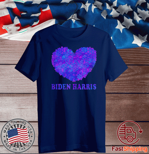 BIDEN HARRIS HEART OFFICIAL T-SHIRT