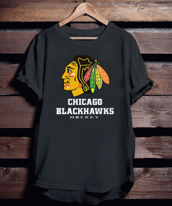 Logo NHL Chicago Blackhawks Hockey T-Shirt