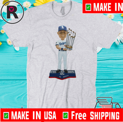 Los Angeles Dodgers 2020 World Series Champions Joc Pederson 31 T-Shirt