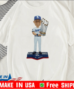 Los Angeles Dodgers 2020 World Series Champions Joc Pederson 31 T-Shirt