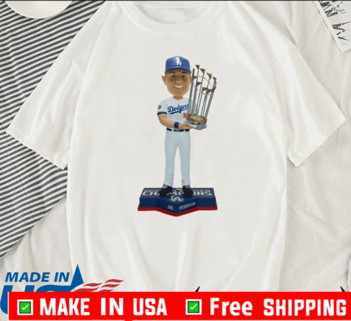 Los Angeles Dodgers 2020 World Series Champions Joc Pederson 31 T-Shirt