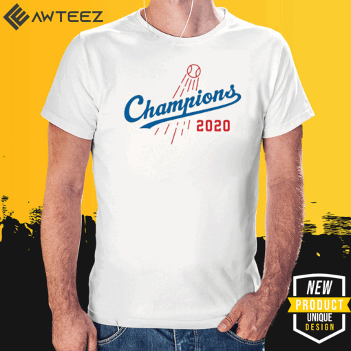 Los Angeles Dodgers World Series Champions 2020 - 2021 T-Shirt