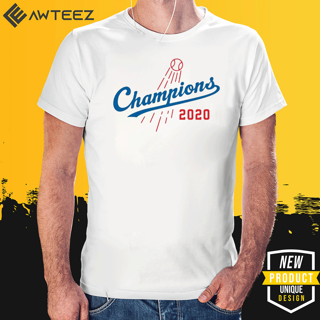 Los angeles dodgers 2020 World Series Champions League MLB dodgers T-Shirt  - ShirtElephant Office