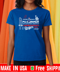 Los Angeles Dodgers - LA 7th championship T-Shirt