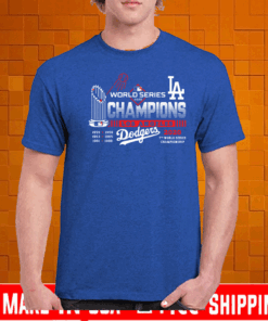 Los Angeles Dodgers - LA 7th championship T-Shirt