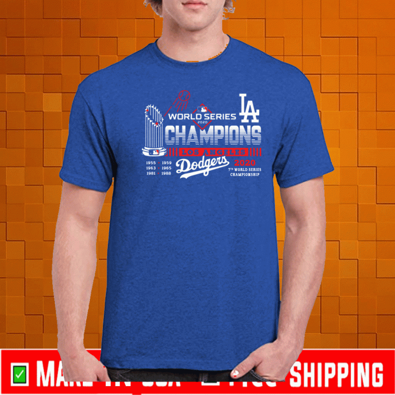 los angeles dodgers world series t shirt