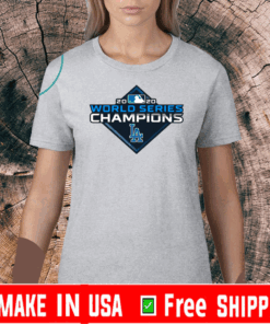 Los Angeles Dodgers 2020 World Series Champions Logo T-Shirt