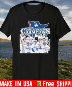 Los Angeles Dodgers 2020 World Series Champions Official T-Shirt