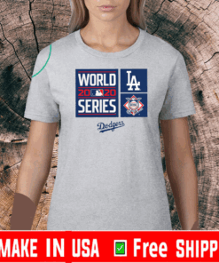 Los Angeles Dodgers Champions T-Shirt - Series Champions 2020 Baseball T-Shirt