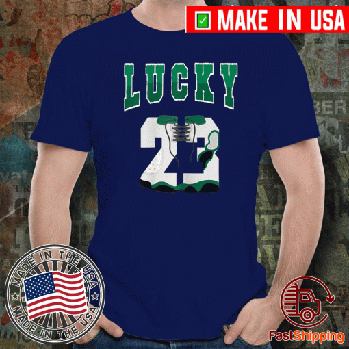 Lucky 23 Made to Match Jordan 13 Lucky Green T-Shirts