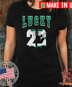 Lucky 23 Made to Match Jordan 13 Lucky Green T-Shirts