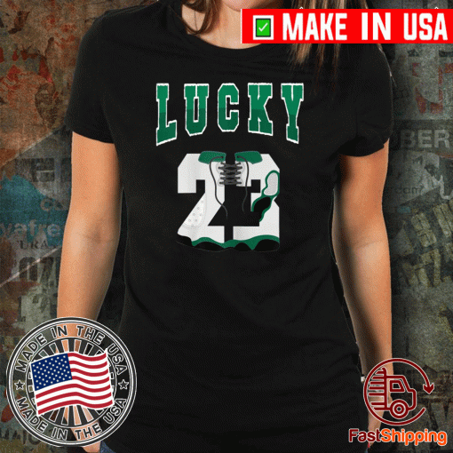 Lucky 23 Made to Match Jordan 13 Lucky Green T-Shirts