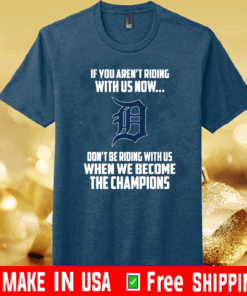 Official MLB Detroit Tigers Baseball We Become The Champions 2020 T-Shirt