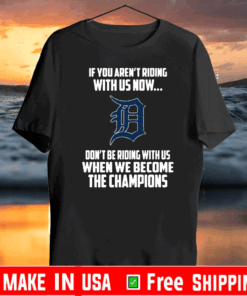 Official MLB Detroit Tigers Baseball We Become The Champions 2020 T-Shirt