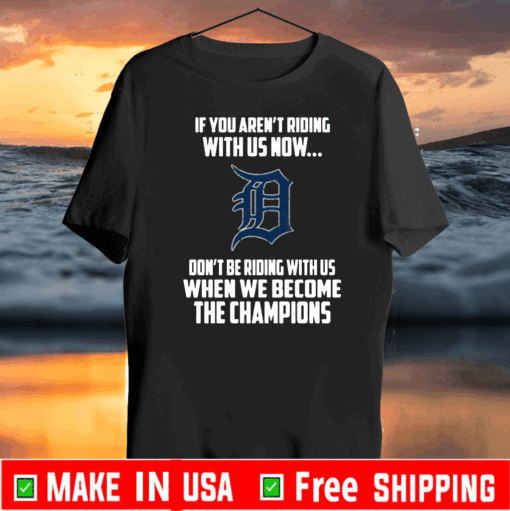 Official MLB Detroit Tigers Baseball We Become The Champions 2020 T-Shirt