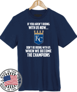 MLB Kansas City Royals Baseball We Become The Champions 2020 T-Shirt