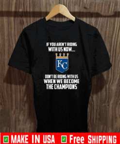 MLB Kansas City Royals Baseball We Become The Champions 2020 T-Shirt