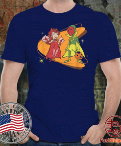 Marvel WandaVision Scarlet Witch & Vision 50s T-Shirt