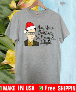 May Your Christmas Be Merry And Dwight Shirt
