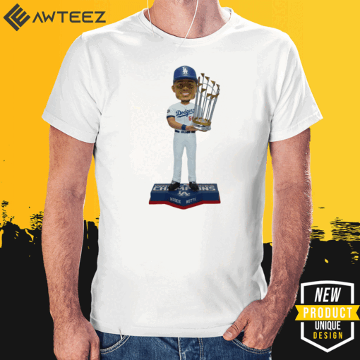 Official Mookie Betts Los Angeles Dodgers 2020 World Series Champions T-Shirt