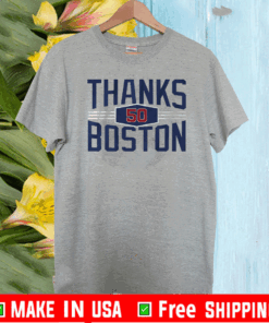 Mookie Betts Thanks Boston T-Shirt Mookie Betts Thanks Boston T-Shirt