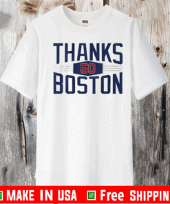 Mookie Betts Thanks Boston T-Shirt
