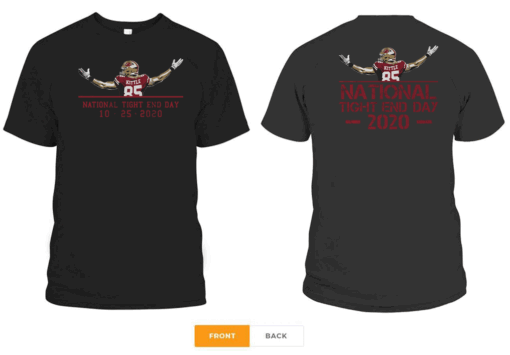 NATIONAL TIGHT END DAY 2020 SHIRT