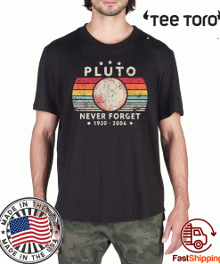 Never Forget Pluto Vintage T-Shirts