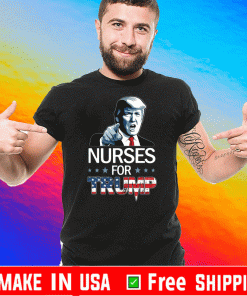 Nurse For Trump Flag US T-Shirt