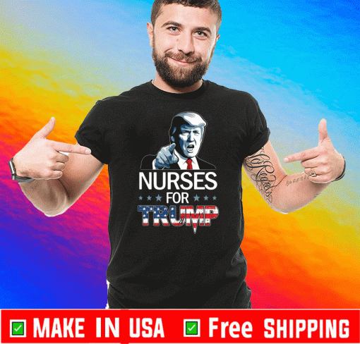 Nurse For Trump Flag US T-Shirt