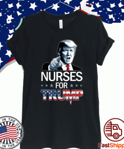 Nurse For Trump Flag US T-Shirt