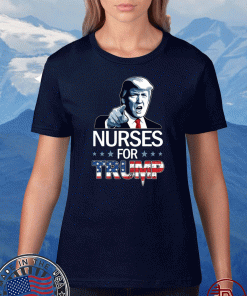 Nurse For Trump Flag US T-ShirtNurse For Trump Flag US T-Shirt