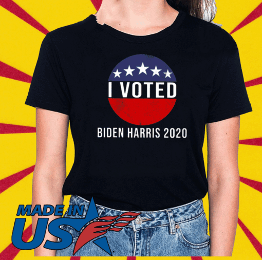 I Voted Biden Harris 2020 Tee Shirts