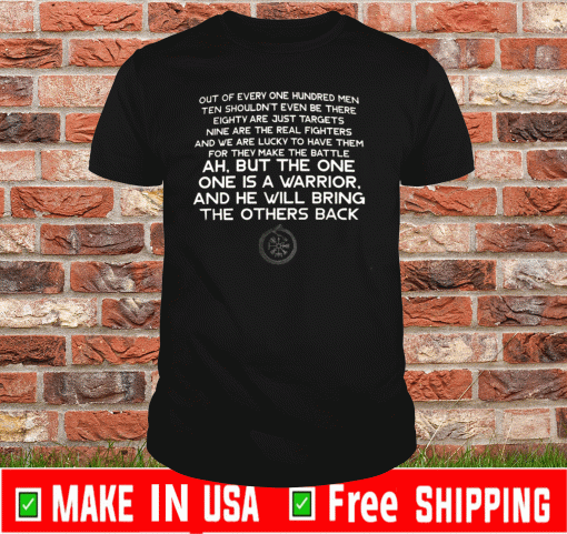 Out Of Every One Hundred Men Ten Shouldn’t Even Be There Eighty Are Just Targets 2020 T-Shirt