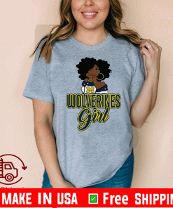 Premium Black Girl Oklahoma Wolverines Girl Shirt