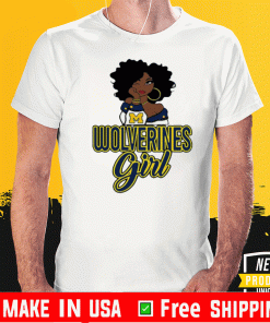 Premium Black Girl Oklahoma Wolverines Girl Shirt