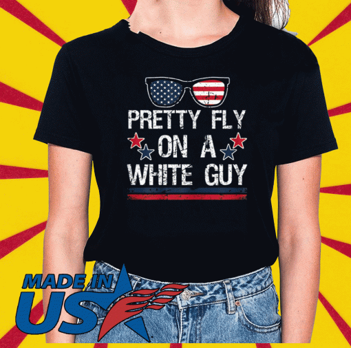 Pretty fly on a white guy US Flag T-Shirt