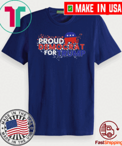 Proud Democrats For Trump Flag US T-Shirt