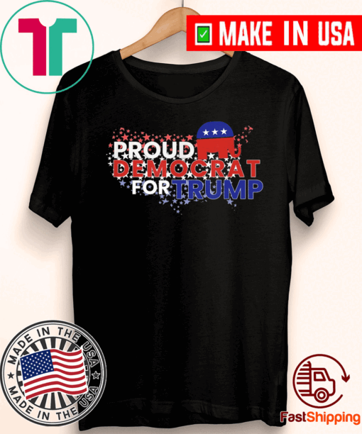 Proud Democrats For Trump Flag US T-Shirt