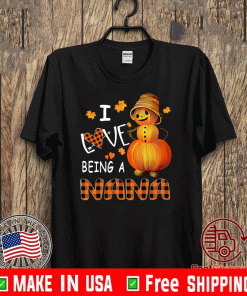 Pumpkin I Love Being A Nana Shirt