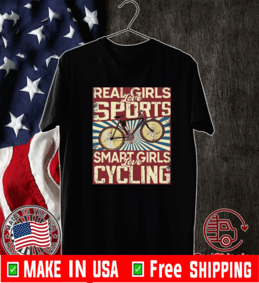 Real girls love sports smart girls love Cycling Vintage T-Shirt