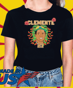 Roberto clemente 21 baseball player flowers art T-Shirts