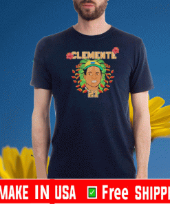 Roberto clemente 21 baseball player flowers art T-Shirts