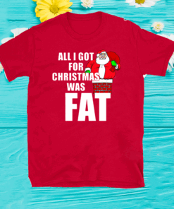 Santa All I got for Christmas was fat Tee Shirts