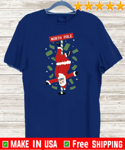 Santa Claus North Pole Dancer Ugly Christmas Shirt