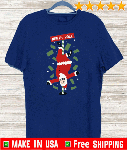 Santa Claus North Pole Dancer Ugly Christmas Shirt