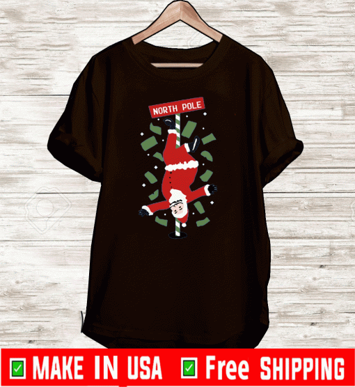 Santa Claus North Pole Dancer Ugly Christmas Shirt