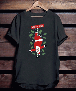 Santa Claus North Pole Dancer Ugly Christmas Shirt