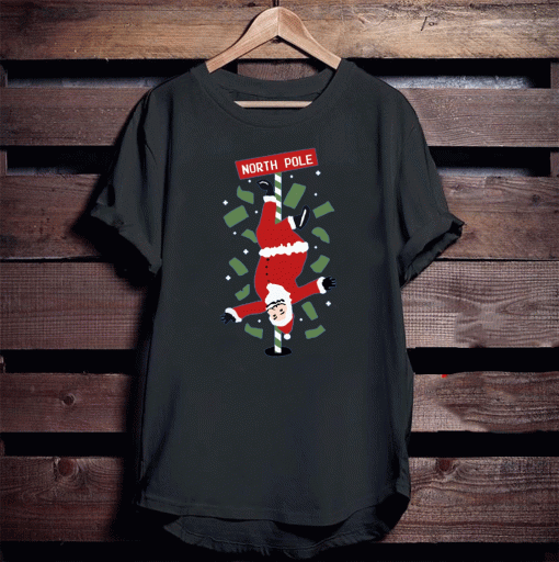 Santa Claus North Pole Dancer Ugly Christmas Shirt