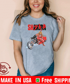 Shakira Akira Shotaro Kaneda Motorcycle Tee ShirtsShakira Akira Shotaro Kaneda Motorcycle Tee Shirts